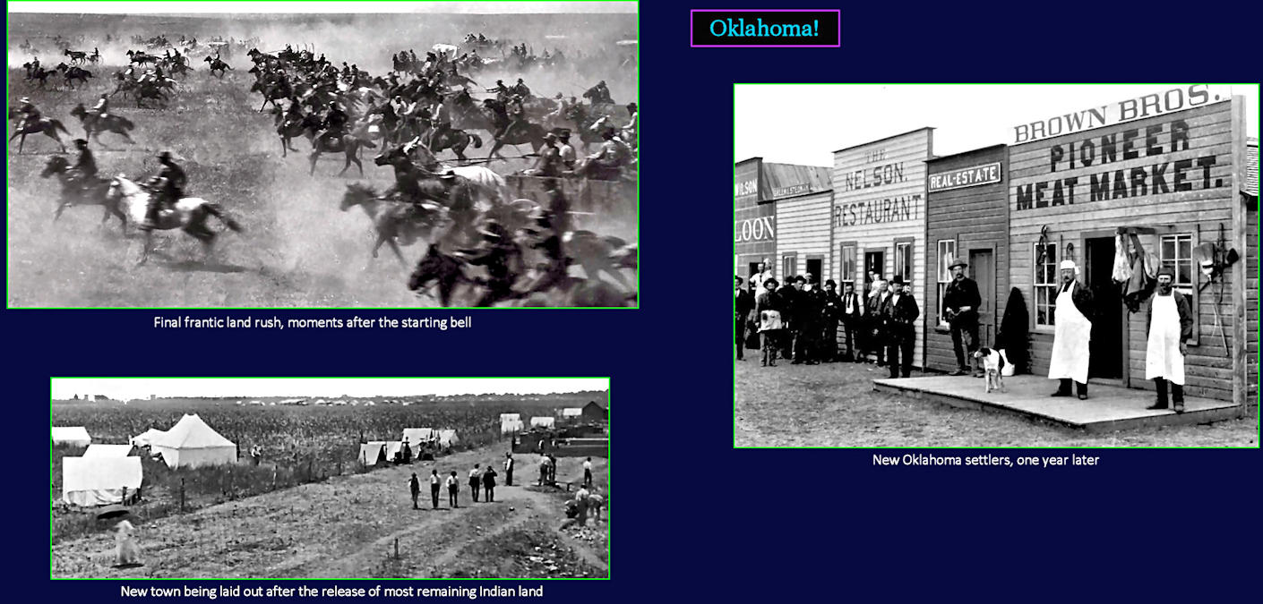 Oklahoma open for business, 1893